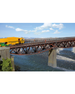 H0 Visbuikliggerbrug, enkelspoor Kibri 39703