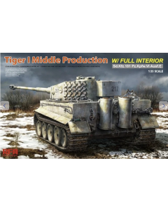 1/35 Sd.Kfz.181 Pz.Kpfw.VI Auf.E Tiger I Middle Production with full interior Rye Field Model 05010