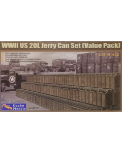 1/35 WWII US 20L Jerry Can Set (Value pack) Gecko Models 35GM0036