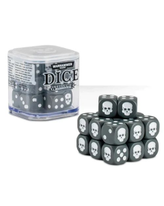 Warhammer Citadel 12mm Dice Set - Grijs (c) Warhammer 6536c