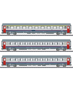H0 SNCB/NMBS Set Passagiersrijtuigen EC 90 Vauban, 3-delig Marklin 43523