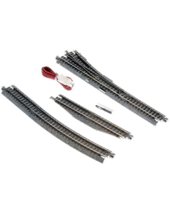N Unitrack Rails Wissel (20-221), Electrisch Rechts, R481 15°, 1st. Kato 20221