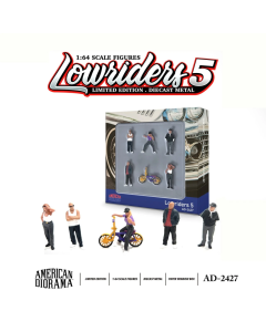 1/64 Scale Figures Lowriders 5 (5+1) American Diorama 2427