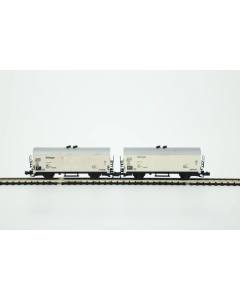 Occasion N Trix Set Gesloten Goederenwagens 2-delig Trix 0006#2e