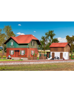 H0 Baanwachtershuis in Kaltental met bijgebouw Kibri 39320