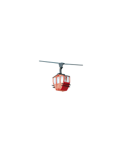 H0 kabelbaancabine, rood Brawa 6281