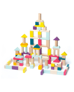 Houten blokken constructieset 'Cubika 1' Cubika 15184