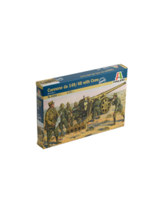 1/72 Italian Cannone da 149/40 with Crew, WWII Italeri 6165