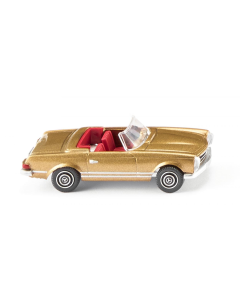 H0 Mercedes-Benz 250 SL Cabriolet (open dak), goud metallic Wiking 014249