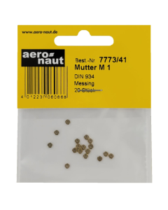 Moer M1 (messing), 20 stuks - Aeronaut 7773/41 Aeronaut 777341