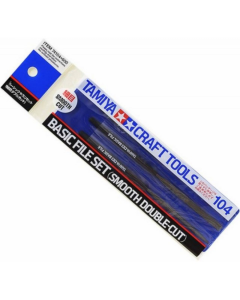 Basic Vijlenset Smooth Double Cut (3 stuks) Tamiya 74104