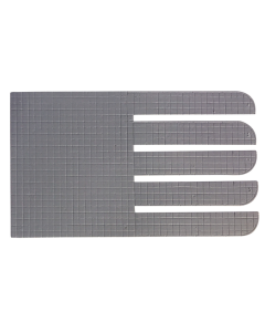 H0 Grondplaat trottoirtegels, kunststof Kibri 34123