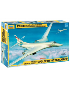 1/144 Russian Tupolev TU-160 "Blackjack" Supersonic Bomber Zvezda 7002
