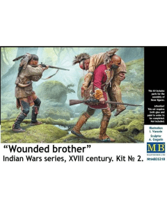 1/35  Wounded  Brother  Indian  Wars Master Box 35210