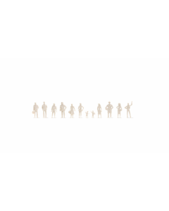 1/100 Staande figuren, wit ongeschilderd Noch 16002