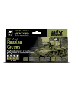 Russian Greens (1928's to Present) Set Vallejo 71613