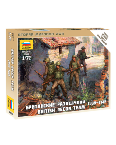 1/72 British Recon Team (1939-1945), snap fit "Art of Tactic" Zvezda 6226