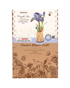 Rowood Purple Iris Robotime TW121