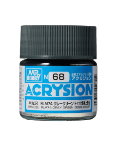 Acrysion 10ml RLM74 Grey Green N-068 Mr. Hobby N068