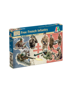 1/72 Free French Infantry, WWII Italeri 6189