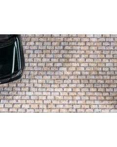 H0 PREMIUM Wegdekfolie Kasseien, gevlekt grijs Faller 170317