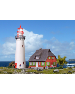 H0 Vuurtoren Hiddensee met bijgebouw Kibri 39153