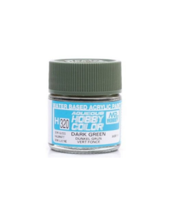 Aqueous Dark Green Semi-Gloss 10ml (A/J) Mr. Hobby H320