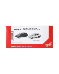 H0 Porsche Cayenne Turbo, groen/wit (Minikit), 2 stuks Herpa 012836002