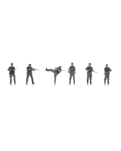 1/72 WM Infanterie trapt deur in (6x) (ready made) Artitec 5720004