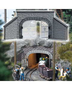 H0 Ingang mijntunnel dubbelspoor Busch 1471