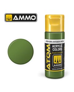 ATOM ACRYLIC COLOR IJN MITSUBISHI GREEN 20 ML AMMO by Mig 20095