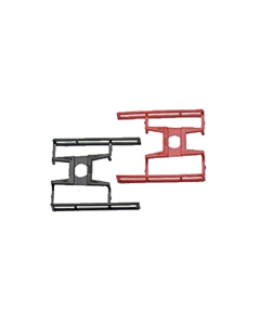 OUTLET - H0 Open zijschorten voor Silotrailer 56m3, 6 Stuks Herpa 051217