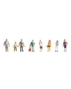 H0 Touristen, 8 figuren Faller 151677