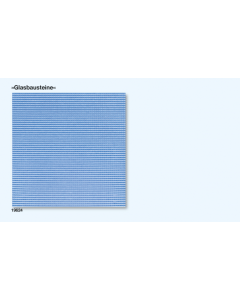 H0 Glasbouwstenen Transparant Preiser 19624