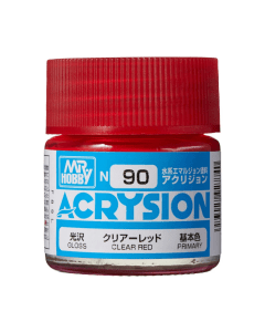 Acrysion 10ml Clear Red N-090 Mr. Hobby N090