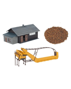 H0 Opslagschuur met transportband Faller 191841