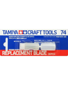 Losse mesjes voor 74020, 30 stuks Tamiya 74074