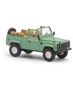 H0 Land Rover 90 cabrio, groen Busch 54391
