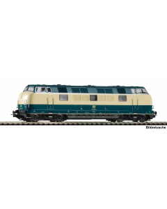 Piko 52618 H0 DB Diesellocomotief BR 221 blauw/ beige, digitaal sound