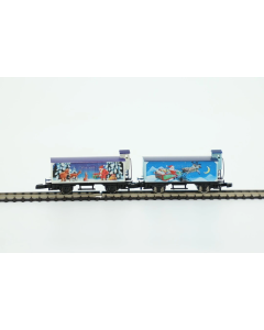 Occasion Märklin Z Set Kerstwagens (2-delig) Marklin 0044#2e