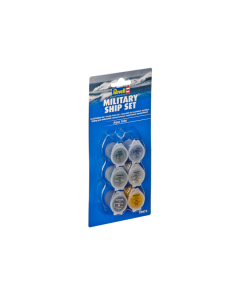 Aqua Verfset "Militaire Schepen", 6 stuks - Nr. 9, 57, 76, 92, 371 en 374 Revell 39073
