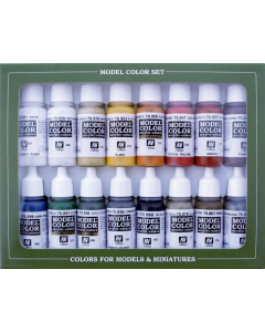 Napoleonic French & British 1789-1815 Model Color Paint Set, 16 kleuren Vallejo 70149
