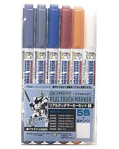 Real Touch Marker Set 1, 6 kleuren Mr. Hobby GMS112