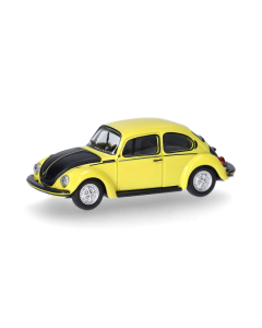 1/87 Volkswagen Kever 1303 geel/zwart Herpa 421102