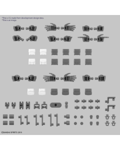 30MM Option Parts Set 12 ( Hand Parts / Multi Joint ) BANDAI 65115