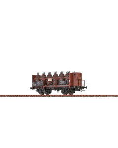 H0 DRG Zuurflessenwagen Z [P] "BASF", tijdperk II Brawa 49326