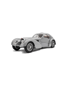 1/18 Bugatti Atlantic Type 57 SC – MAT SILVER – 1937 Solido 1802106