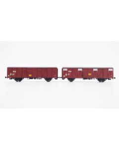 H0 NS Hbs Gbs 'Indesit', set van 2, 485-3/465-5 Ep. IVb ExactTrain 20186