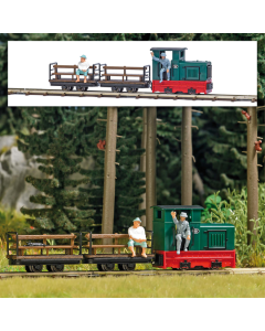 H0f Setset "personenvervoer" (veldbaan) Busch 12015