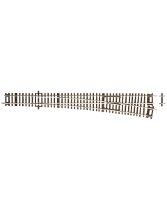 H0 Roco-Line Wissel Rechts Wr10 handbediend, R1946mm 10° L345mm (= G1 + G½) Roco 42491
